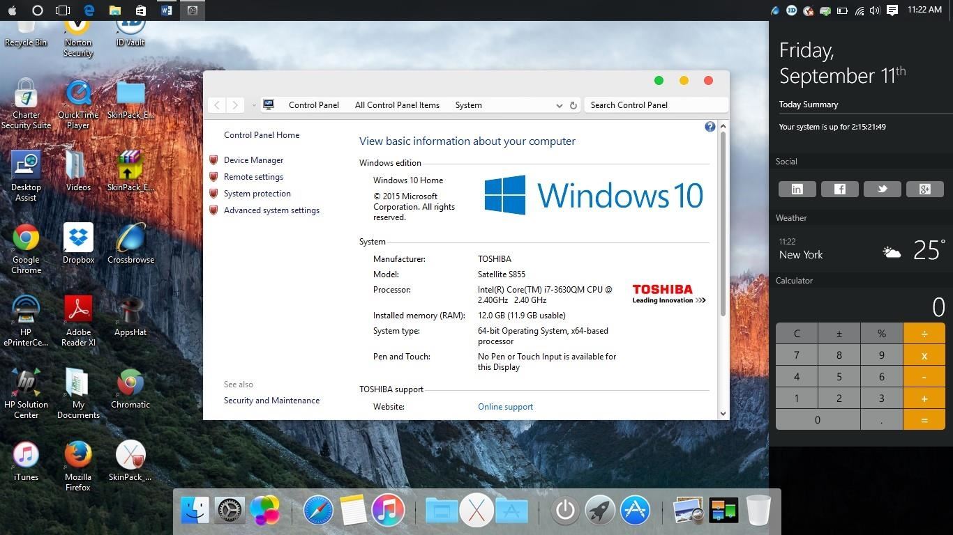 download mac operating system for windows 7